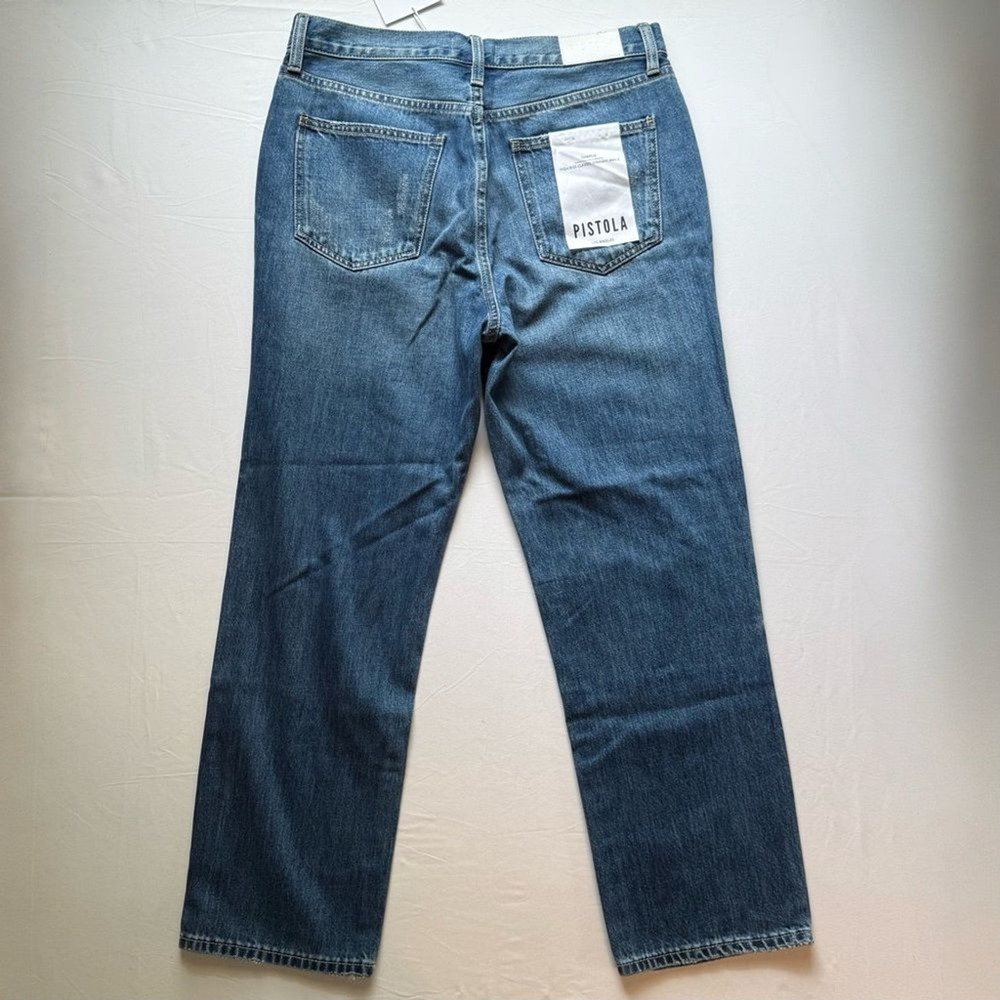 Pistola Denim‎ - Charlie Distressed Straight Ankle Jean | Women's 29 NWT - Picture 4 of 6